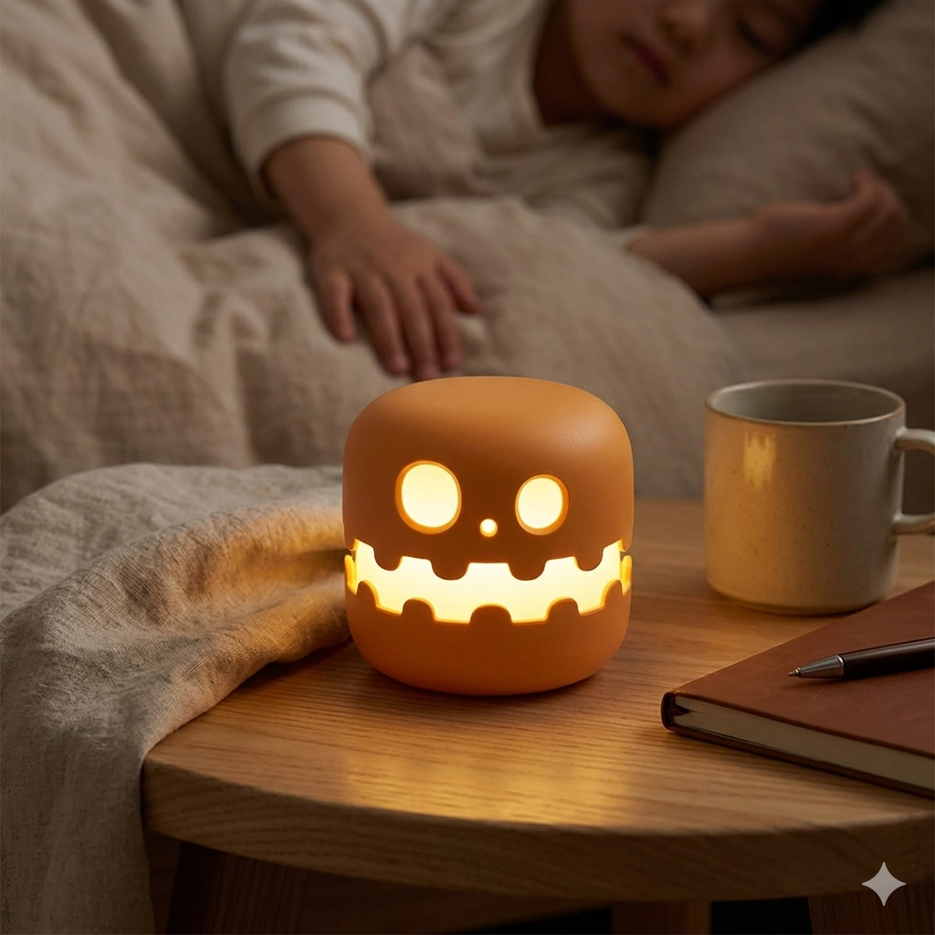 Glow-Buddy: The Interactive Pop-Up Silicone Nightlight