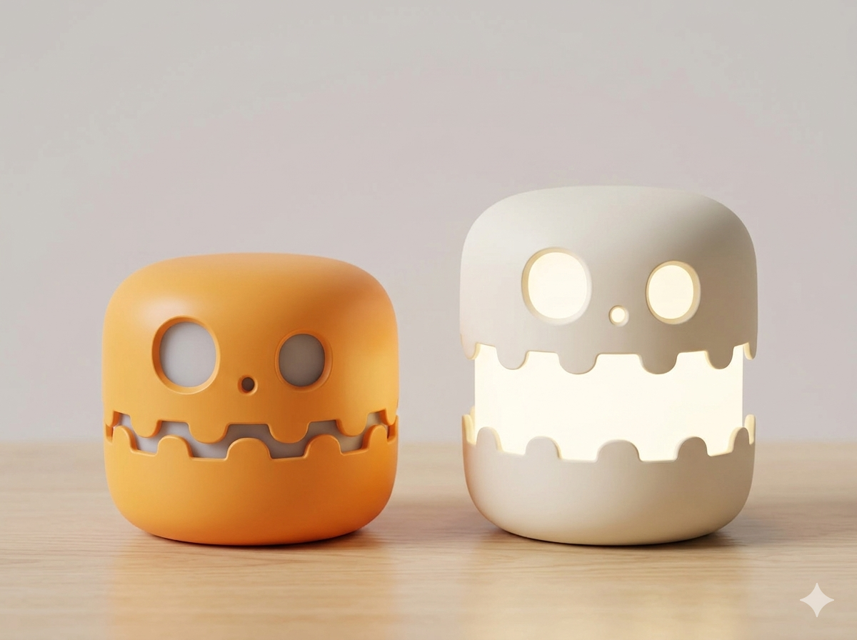 Glow-Buddy: The Interactive Pop-Up Silicone Nightlight